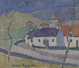 Gård ved Ruberslaw af Anne Redpath