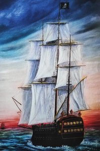 Tusmørke-piratskibet af Annette Armitage