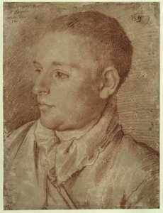 Carracci - Portræt af Baldassare Aloisi, kaldet Galanino, 1589-1590 af Annibale Carracci