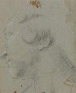 Carracci - Skt. Katharinas hoved, RCIN 902115 af Annibale Carracci