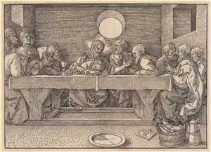 Heilige Familie af Annibale Carracci