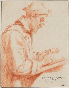 Portræt af kunstneren Ludovico Cardi, kaldet Cigoli af Annibale Carracci