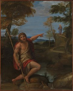 Sankt Johannes Døber vidner af Annibale Carracci