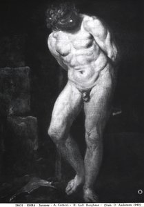 Samson, ca. 1580-1609 af Annibale Carracci