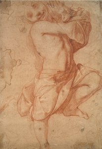 Halvnøgen dreng, slutningen af det 16. århundrede af Annibale Carracci
