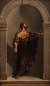 Evangelisten Sankt Matthæus af Annibale Carracci