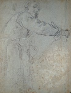 Studie af en draperet mandsfigur, 1580-1609 af Annibale Carracci