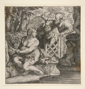 Susannah og de ældste af Annibale Carracci