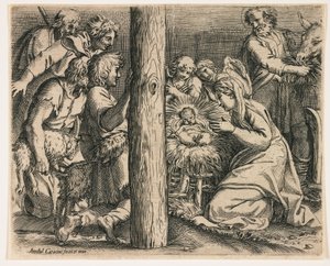 Hyrdernes tilbedelse af Annibale Carracci
