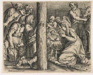 Hyrdernes tilbedelse, ca. 1606 af Annibale Carracci