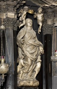 Antagelsen om Jomfru Maria af Annibale Fontana