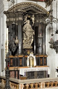 Jomfru Marias himmelfart, 1586 af Annibale Fontana