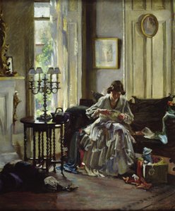 Syerinden (olie på lærred) af Annie Rose Laing