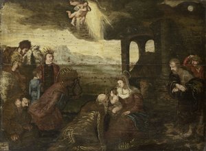 Tilbedelse af Magi af Anonymous