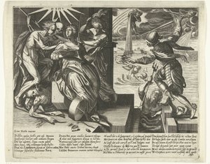 Allegori om Leidens nød og nødhjælp, 1574 af Anonymous