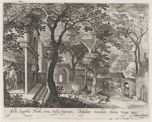 Apollo en Leucothea Scener fra Ovids Metamorphoses (serietitel) af Anonymous