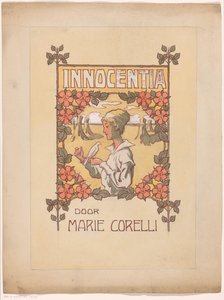 Banddesign for: Marie Corelli, Innocentia: Dream Life and Reality (Innocence), 1915 af Anonymous