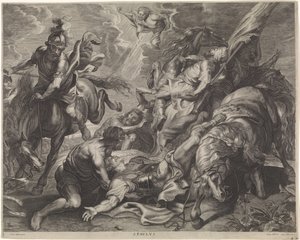 Omvendelse af Paulus S. Pavlvs (titel på objekt) af Anonymous