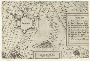 Belejring og erobring af Lingen af ​​Spinola, 1605 af Anonymous