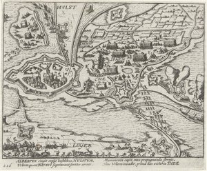 Belejring af Hulst af ærkehertug Albrecht, 1596 af Anonymous