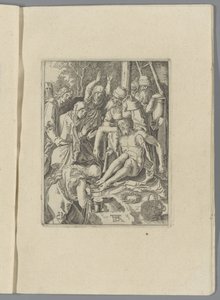 Mellemliggende De kleine Passie (serietitel) The Passion of Christ afbildet af Albert Durer fra Nürnberg (serietitel) af Anonymous