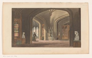 Bibliotheek Et bibliotek (titel på objekt) af Anonymous