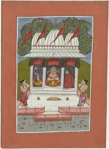Buddha som en inkarnation (avatara) af Vishnu Avatars of Vishnu (serietitel) af Anonymous