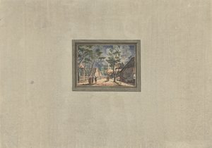 Brand ved Muiderberg, 1746 af Anonymous