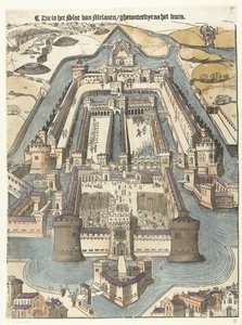 Castello Sforza Dette er Slottet Melanen/gheconterfeyt efter livet (titel på objektet) af Anonymous