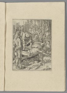 Kristus naglede til korset The Little Passion (serietitel) Passio Christi Ab Alberto Durer Nurenburgensi Effigiata (serietitel) af Anonymous