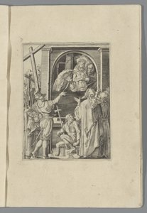 Christus the people of shown (Ecce homo) The Little Pass (serietitel) Passio Christi Ab Alberto Durer Nürnberg-figur (serietitel) af Anonymous
