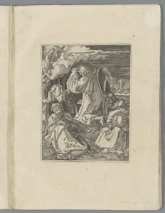 Christus i Getsemane have The Little Pass (serietitel) Passio Christi Ab Alberto Durer Nürnberg-figur (serietitel) af Anonymous