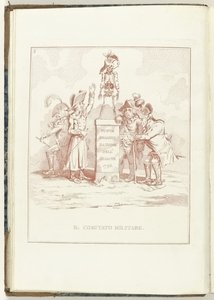 Comité van Militaire Zaken, 1795 Militærkomitéen (titel på objekt) Hollandia Regenerata (Italiensk kopie) (serietitel) The regeneration of Holland: spechio to all regenerated people (serietitel på objekt) af Anonymous