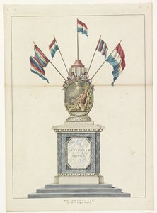 Revolutionen, dekoration på Place Royale, 1795 The Revolution, Op 