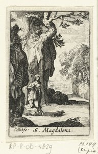 Den angrende Maria Magdalene S. Magdalena (titel på objekt) The Penitent Saints (serietitel) af Anonymous
