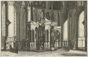 William af Oranges grav, 1623 Tombe ofte Begraefplaets der Princen van Orange (titel på objekt) af Anonymous