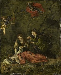 Sankt Cecilias død af Anonymous