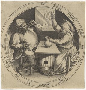 Helligtrekongerfest Medaljoner med tvetydige kantbogstaver (serietitel) af Anonymous