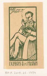 Ex libris af René Martin af Anonymous