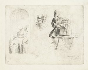 Figurstudier af Anonymous