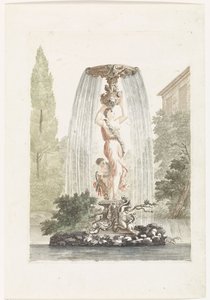 Springvand med Venus og Amor af Anonymous