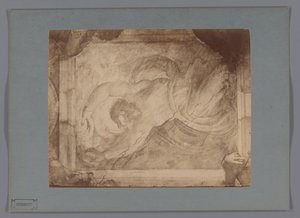 Fotoreproduktion af freskoen The Separation of Dark and Light af Michelangelo i Det Sixtinske Kapel af Anonymous