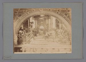 Fotoreproduktion af fresco Stanze d