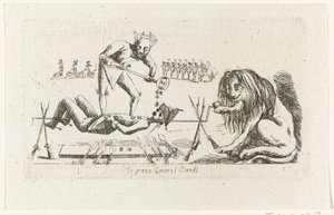 General Bertay på spyttet le Grand General BertAl (titel på objekt) Brabant Revolution, 1787-1790 (serietitel) af Anonymous