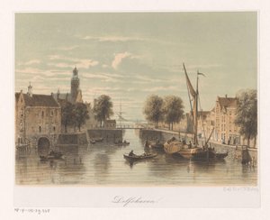 Udsigt over Delfshaven af Anonymous