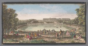 Udsigt over Orangeriet i Versailles-slottet Vüe ​​​​du Château de Versailles du côté de l