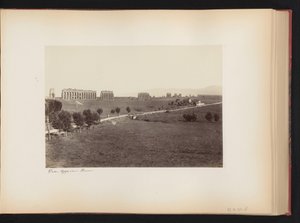 Udsigt over Via Appia nær Rom, Italien Via Appia. rom (titel på objekt) af Anonymous