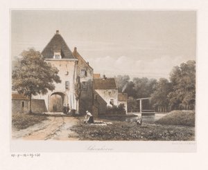 Udsigt over Schoonhovens byport Schoonhoven (titel på objekt) af Anonymous