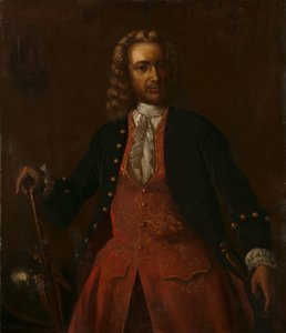 Jacob Mossel (1750-1761) Portræt af Jacob Mossel, generalguvernør for det hollandske ostindiske kompagni af Anonymous
