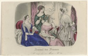 Kvindetidsskrift, 1840-1851, Pl. 1580 af Anonymous